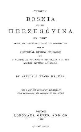 Through Bosnia and the Herzegóvina on foot