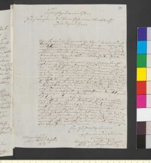 Brief von Lehmann, Heinrich Ludwig an Goethe, Johann Wolfgang von
