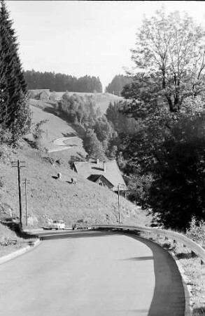 Einmündung der Kandelstraße bei Sägendobel