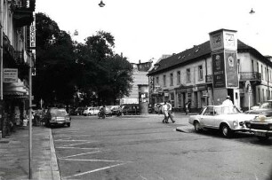 Privatgebäude, Straßen und Plätze in Karlsruhe. Ludwigsplatz