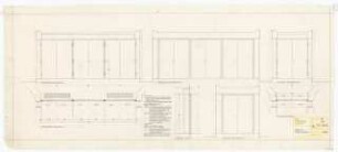 1. Kirche Christi Wissenschafter, Karlsruhe: Außentüren: Ansichten, Schnitte, Details 1:20