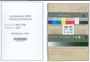 Entnazifizierung Karl Knollmann , geb. 01.04.1901 (Schornsteinfeger)