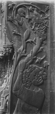 Ostwange: Judas erhängt sich in einem Baum