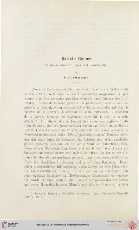 9: Batisto Bonnet : ein provenzalischer Bauer und Schriftsteller