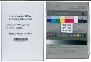 Entnazifizierung Lorenz Heidenreich , geb. 13.11.1903 (Spediteur)