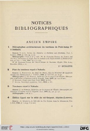 Notices bibliographiques