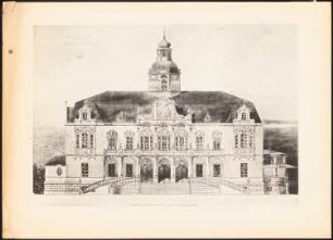 Landhaus: Ansicht (aus: Drucke von Seminararbeiten der Königlich Technischen Hochschule Berlin, Bd. II)