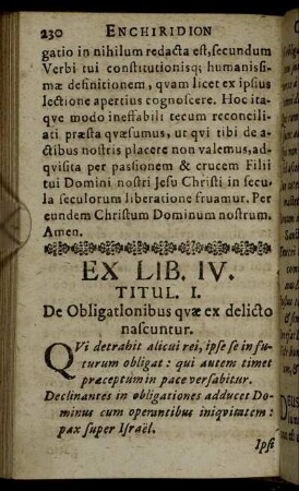 Titul I. - Ex Tit. VII.