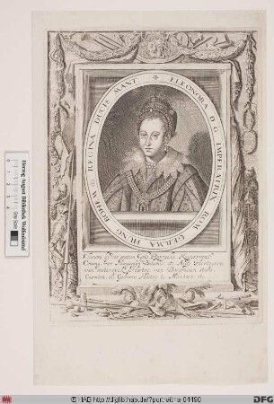 Bildnis Eleonora (Gonzaga) d. Ä., römisch-deutsche Kaiserin, geb. Prinzessin von Mantua