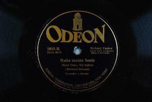 Ruhe meine Seele (Rest thee, my spirit) / (Richard Strauss)