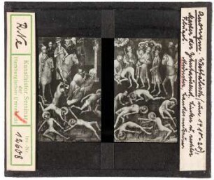Münster, Landesmuseum: Martyrium der Zehntausend, linker und rechter Flügel