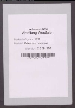 Verkauf des 19. Teils der Amelingshove, Gemeinde Metelen, an Bernh. Heinr. Fremann und Joh. Bernh. Wensing in Metelen (Nr. 1517).