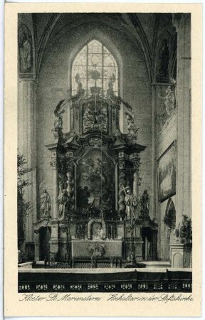 Marienstern. Kloster St. Marienstern - Hochaltar i.d.Stiftskirche