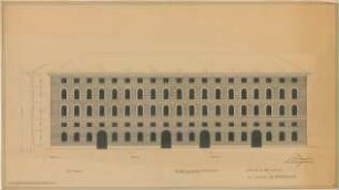 Wiedemann, Josef; München, Ludwigstr. 25, 26, 27; Ludwigstr. 25, 26, 27 - Fassaden (Ansicht)