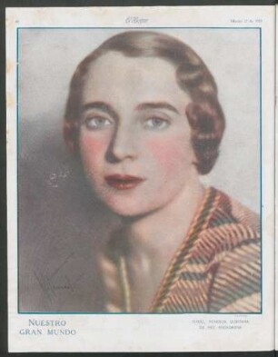 Nuestra gran mundo : Isabel Pearson Quintana de Paz Anchorena