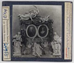 Riddagshausen, Zisterzienserkirche: Grabmal F. A. Voigt und J. el Gue (Stoedtner-Nr. 16.203)