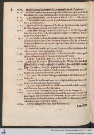 Libri Peregrino Idiomate conscripti.