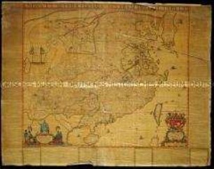 Nova et Accuratissima Sinarum Imperii Tabula. Karte erschienen in Blaeu, Joan: Atlas Maior. Lateinische Ausgabe