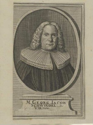 Bildnis des Georg Iacob Schwindel