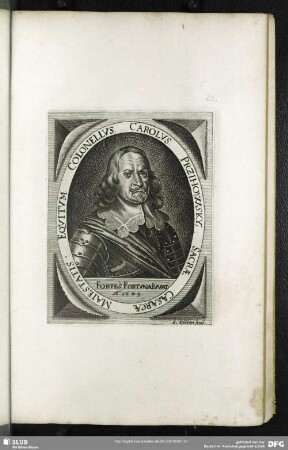 Carolus Przihowsky, Sacrae Caesareae Maiestatis Equitum Colonellus