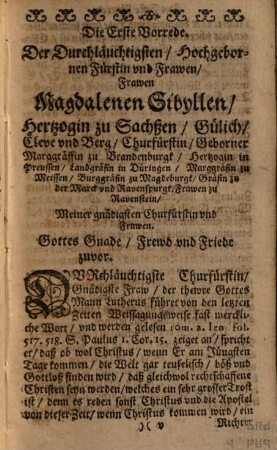 Vade mecum propheticum renovatum : = Ernewerter Prophetischer Buß- Andacht- und TrostSpiegel