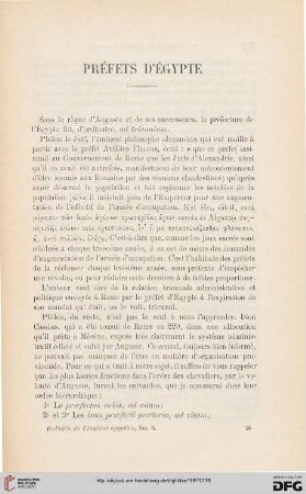 3.Ser. 8.1897: Préfets d'Égypte