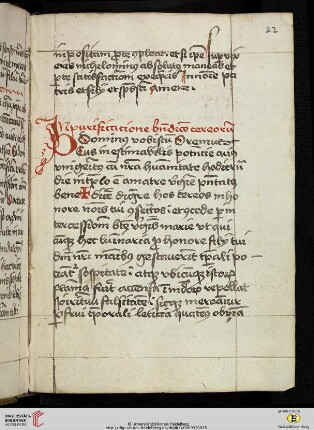In purificatione benedictio cereorum