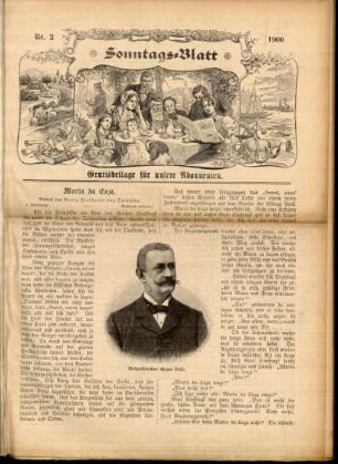 Ausgabe vom Sonntag, den 14. Januar 1900.