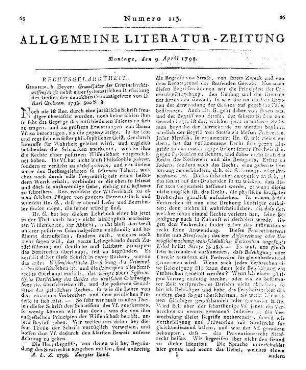 Grolman, K. L. W. v.: Grundsätze der Criminalrechtswissenschaft. Nebst einer systematischen Darstellung des Geistes der deutschen Criminalgesetze. Gießen: Heyer 1798