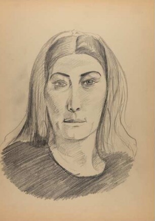 Ohne Titel (Studie zu Bildnis der Frau des Künstlers)