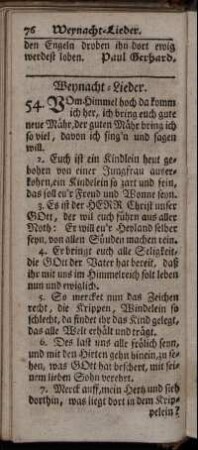 Weynacht-Lieder