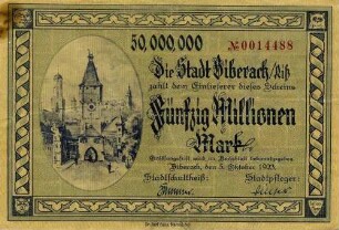 Notgeldschein - 50.000.000 Mark
