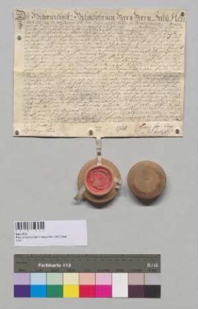 Berchtesgadener Leibgedingsbrief der Margarete Ältl für die gleichnamige Sölde nächst Schönbrunn [bei St. Wolfgang?].; S: Stift Berchtesgaden