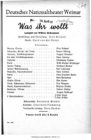 Was ihr wollt
