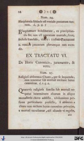 Ex Tractatu VI.