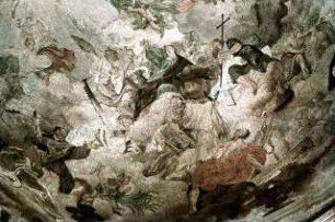 Gottvater, Christus, Heilige und Engel
