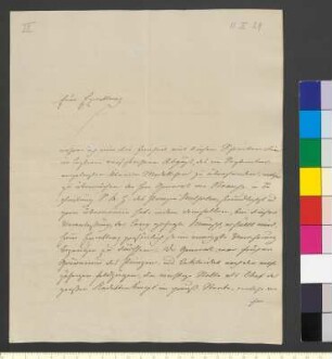 Brief von Rauch, Christian Daniel an Goethe, Johann Wolfgang