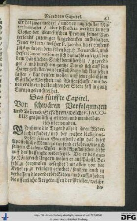Das fünffte Capitel.