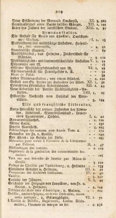 Alte und französische Litteratur
