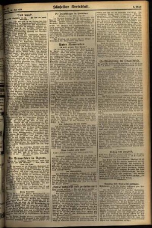 Zweite Ausgabe vom Dienstag, den 26. Juni 1928.