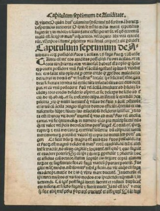Capitulum septimum ...