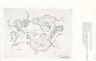 Aquarium, Berlin-Lichterfelde (Diplomarbeit bei Willy Kreuer): Grundriss Erdgeschoss 1:200