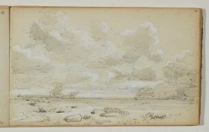 Landschafts- und Wolkenstudie