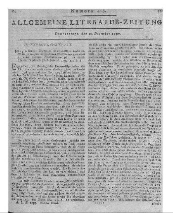 Niethammer, F. I.: Doctrinae de revelatione modo rationis praeceptis consentaneo stabiliendae periculum. Jena: Stahl 1797
