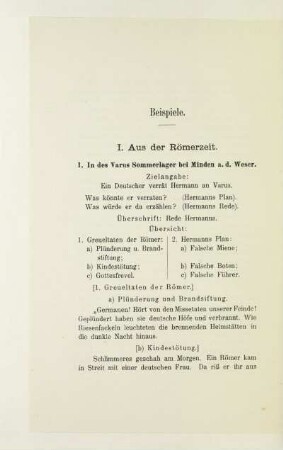 I. Aus der Römerzeit