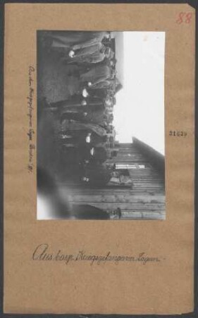 Kriegsgefangenenlager Landau i.Pf. (Essensausgabe)