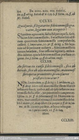 De Sing. Reb. Per Fideic.