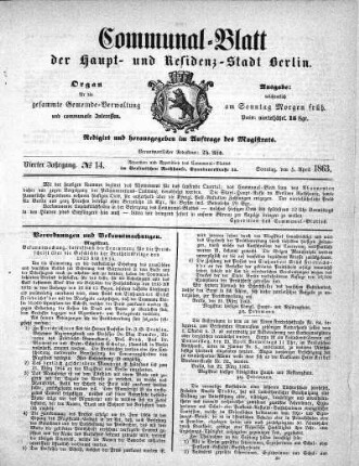 1863,14: No. 14, 5. April 1863