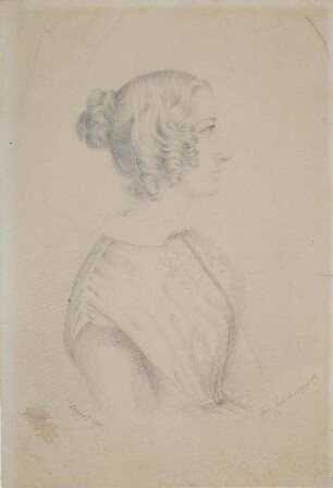 Bildnis von Lotte Hegewisch (1822-1903)