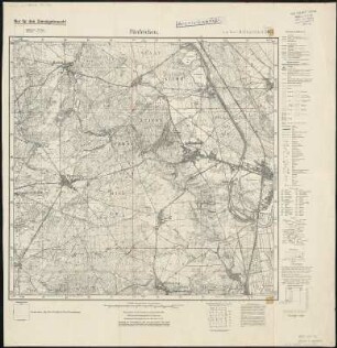Meßtischblatt 3853 : Fünfeichen, 1938 : Fünfeichen. - Hrsg. 1896, bericht. 1934, red. Änd. 1938. - 1:25000. - [Berlin]: Reichsamt für Landesaufnahme, 1938. - 1 Kt.